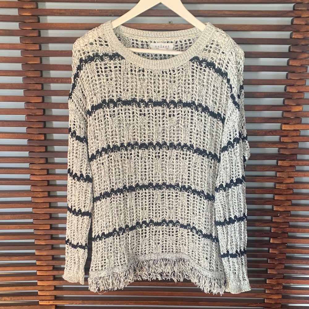Velvet by Graham & Spencer Textured Knit Sweater
